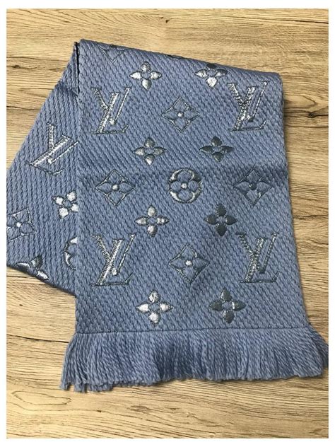 sciarpa blu louis vuitton|louis vuitton scarf sale.